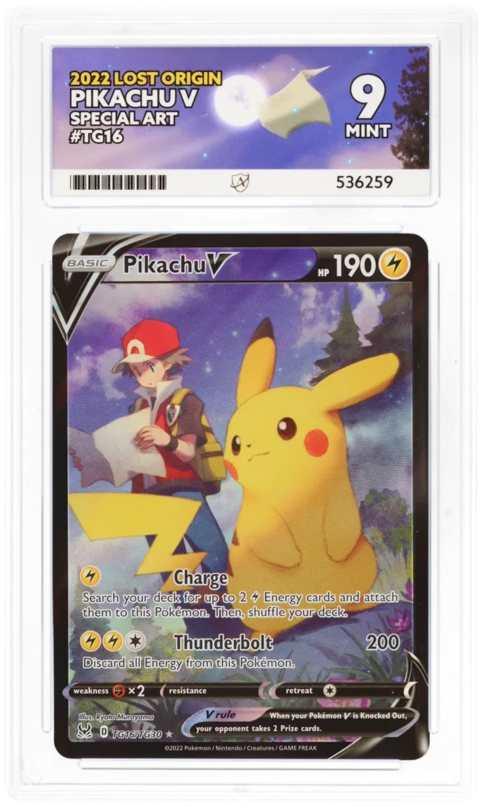 Pikachu V TG16 - Ace 9 - Lost Origin