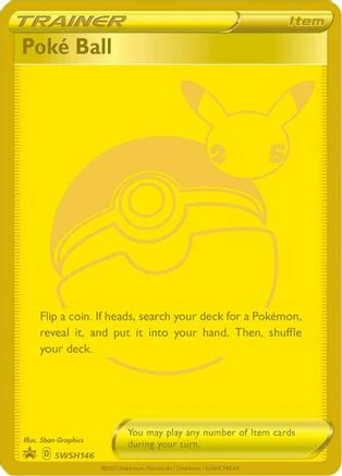 Poké Ball SWSH146/307 - SWSH Black Star Promos Holofoil