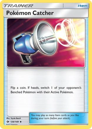 Pokémon Catcher 126/149 - Sun & Moon Reverse Holofoil