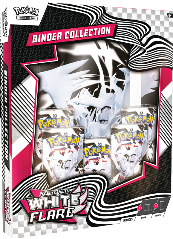 Pokemon Scarlet & Violet White Flare Binder Collection