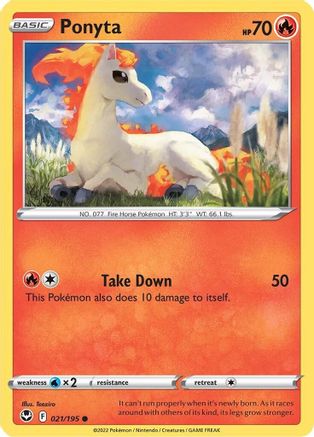 Ponyta 21/195 - Silver Tempest