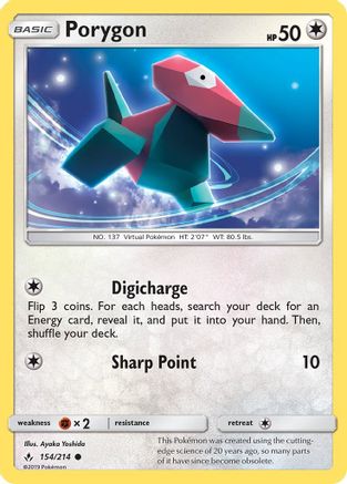 Porygon 154/214 - Unbroken Bonds