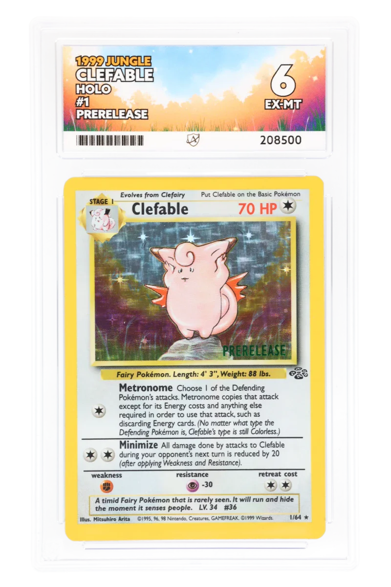 Prerelease Clefable - Holo - 1/64 - Jungle - ACE 6
