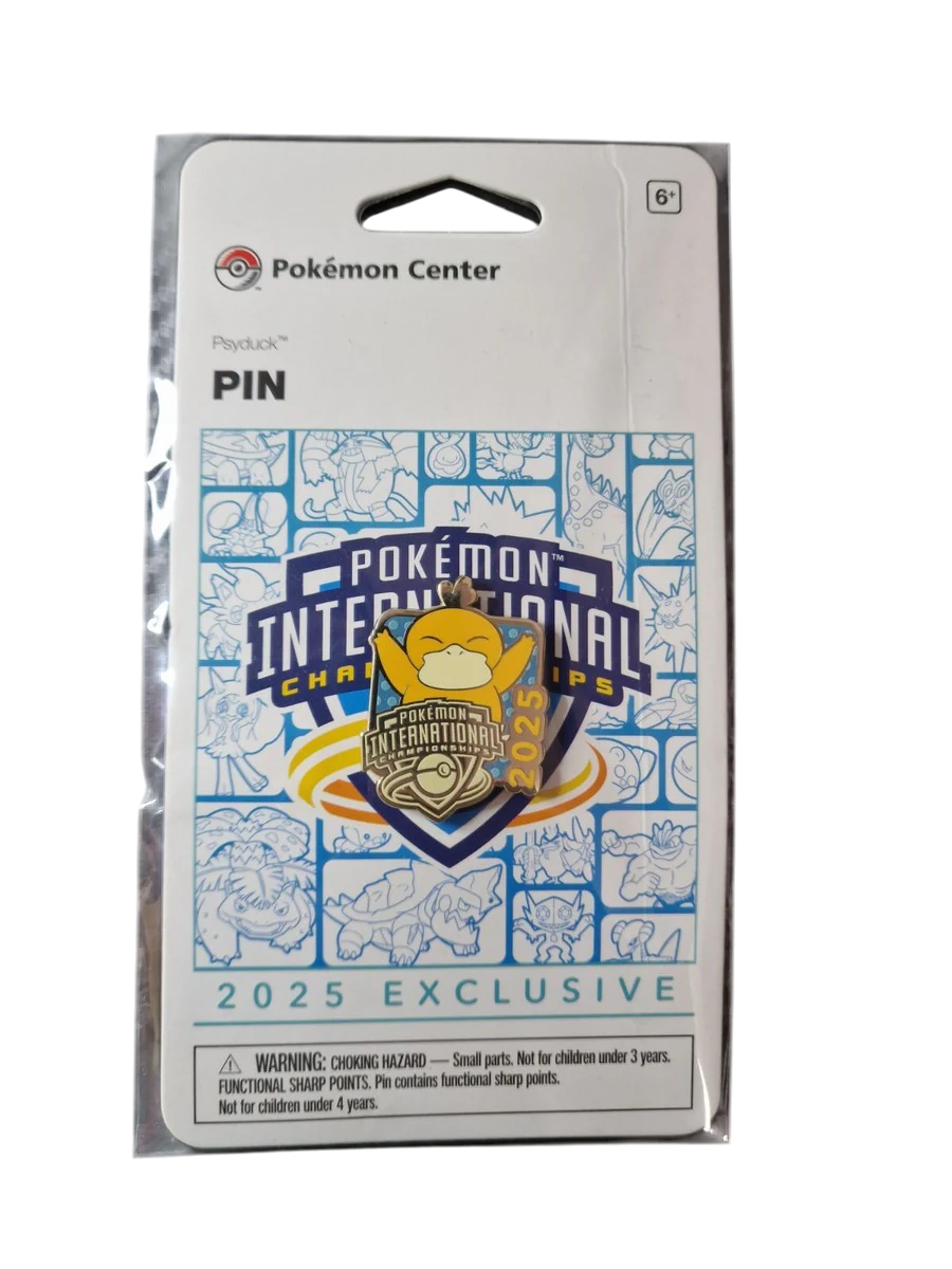 Psyduck Pin - Pokemon Center EUIC 2025 Exclusive Psyduck Pin