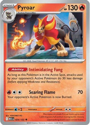 Pyroar 24 - ME01 Mega Evolution