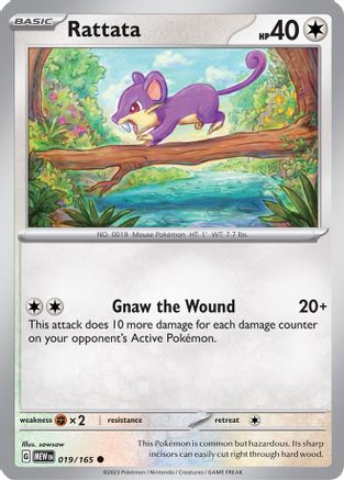 Rattata 19 - SV Scarlet and Violet 151