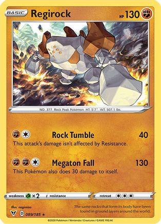 Regirock 89/185 - Vivid Voltage Holofoil - Image 13