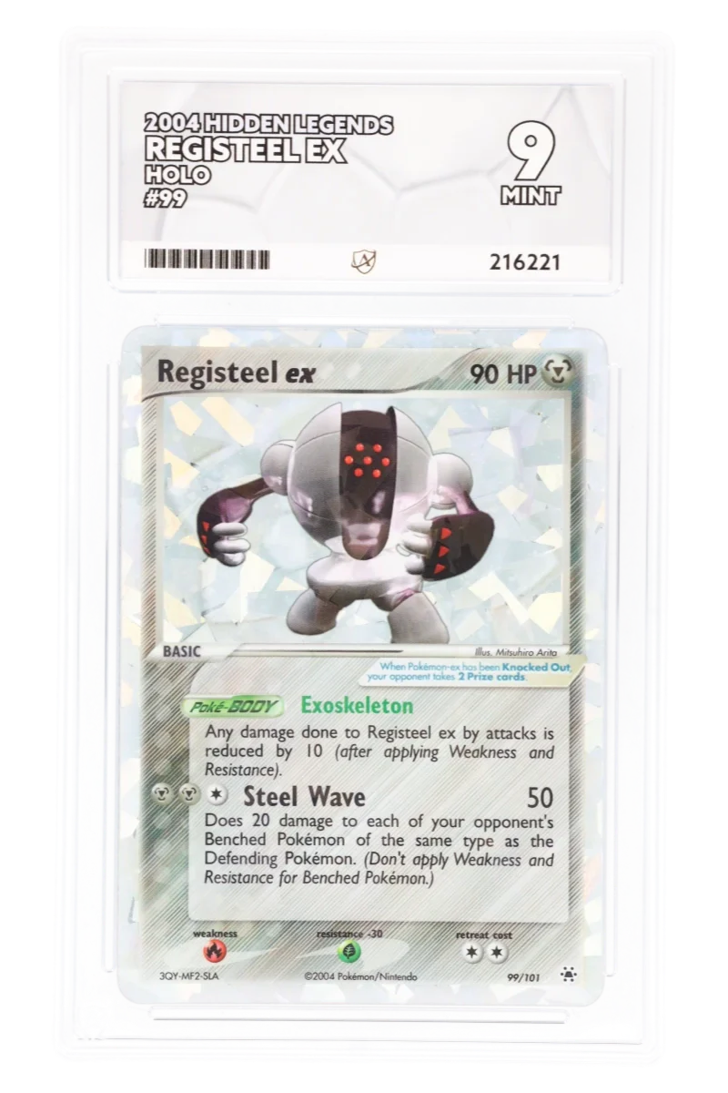 Registeel ex 99/101 - ACE 9 - Hidden Legends - 2004 - Holo