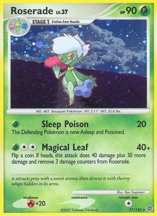 Roserade 17/132 - Secret Wonders Reverse Holofoil - Image 9