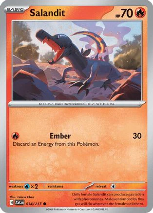 Salandit 34 - ME Ascended Heroes Reverse Holofoil