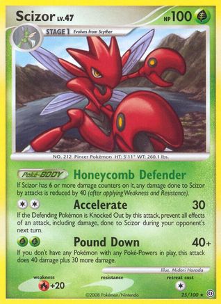 Scizor 25/100 - Stormfront Reverse Holofoil - Image 15