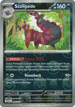 Scolipede - 059/086 (Poke Ball Pattern) 59 - SV Black Bolt Holofoil
