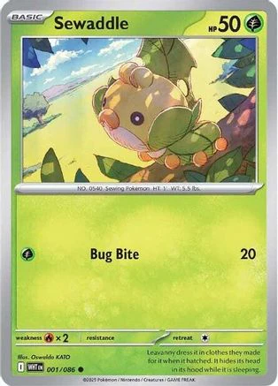Sewaddle 1 - SV White Flare Reverse Holofoil