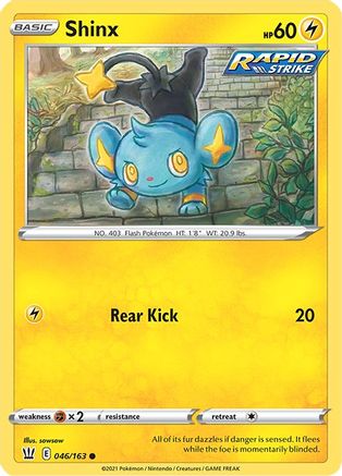 Shinx 46/163 - Battle Styles Reverse Holofoil