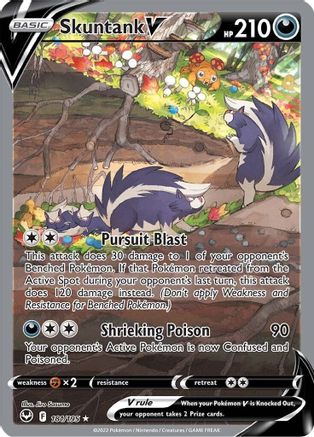 Skuntank V 181/195 - Silver Tempest Holofoil - Image 4