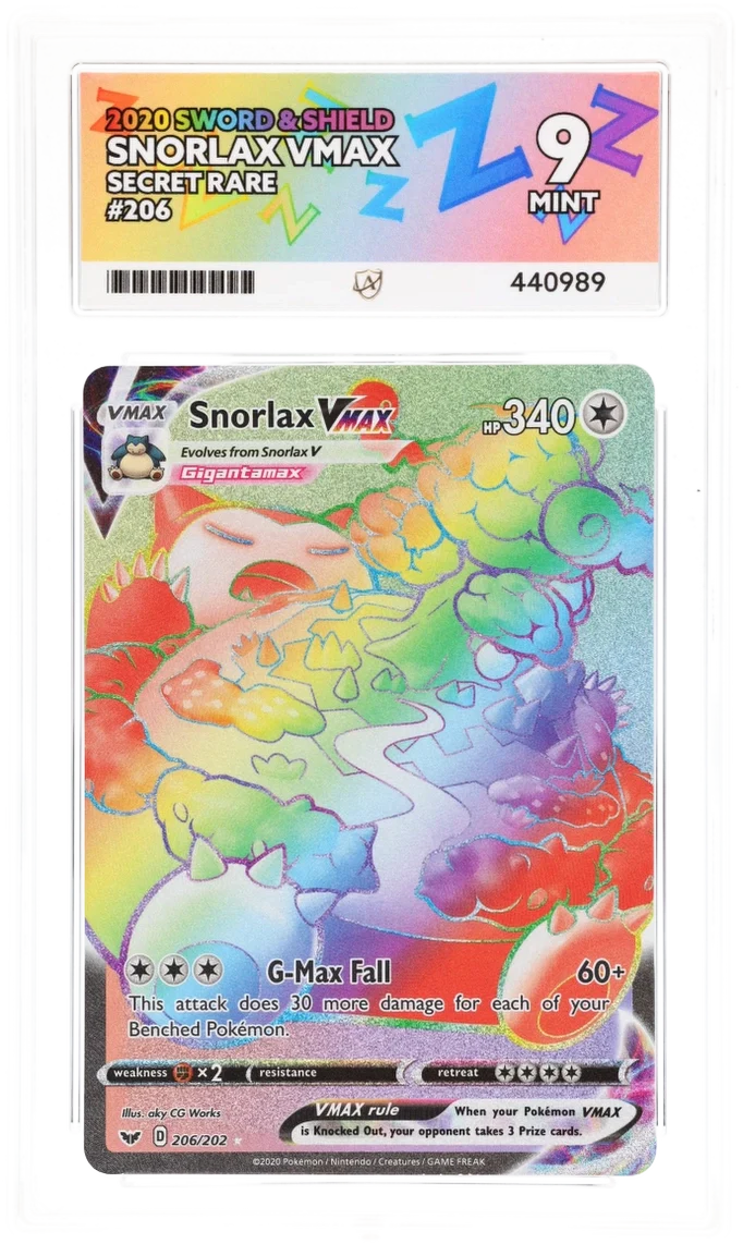 Snorlax VMAX Secret Rare - Ace 9 - Sword & Shield