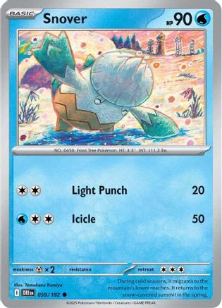 Snover 59 - SV10 Destined Rivals Reverse Holofoil