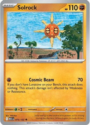 Solrock 75 - ME01 Mega Evolution