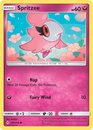 Spritzee 141/214 - Unbroken Bonds Reverse Holofoil