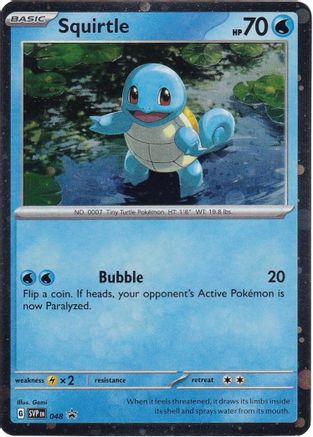 Squirtle (Cosmos Holo) 48 - SV Scarlet & Violet Promo Cards Holofoil