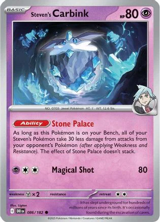 Steven's Carbink 86 - SV10 Destined Rivals