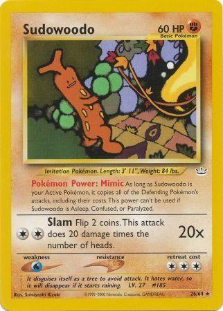 Sudowoodo 26/64 - Neo Revelation Unlimited