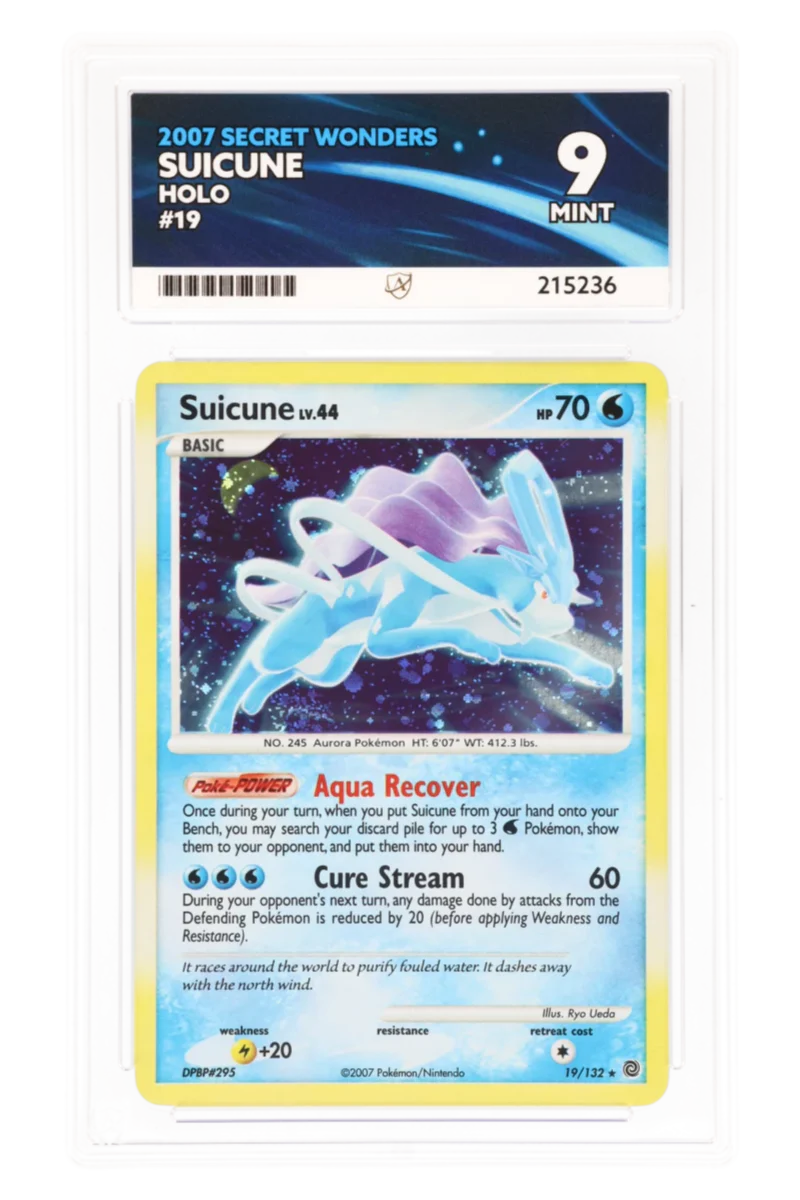 Suicune 19/132 - ACE 9 - Secret Wonders - 2007 - Holo
