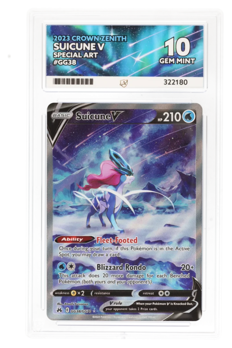 Suicune V GG38/GG70 - ACE 10 - Crown Zenith