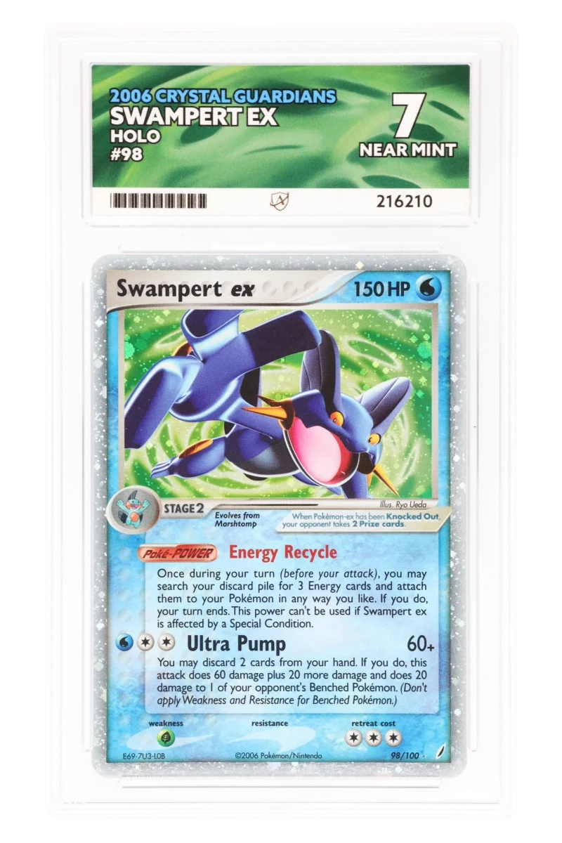 Swampert ex 98/100 - ACE 7 - Crystal Guardians - 2006 - Holo