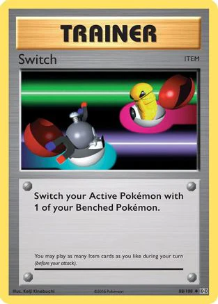 Switch 88/108 - Evolutions Reverse Holofoil