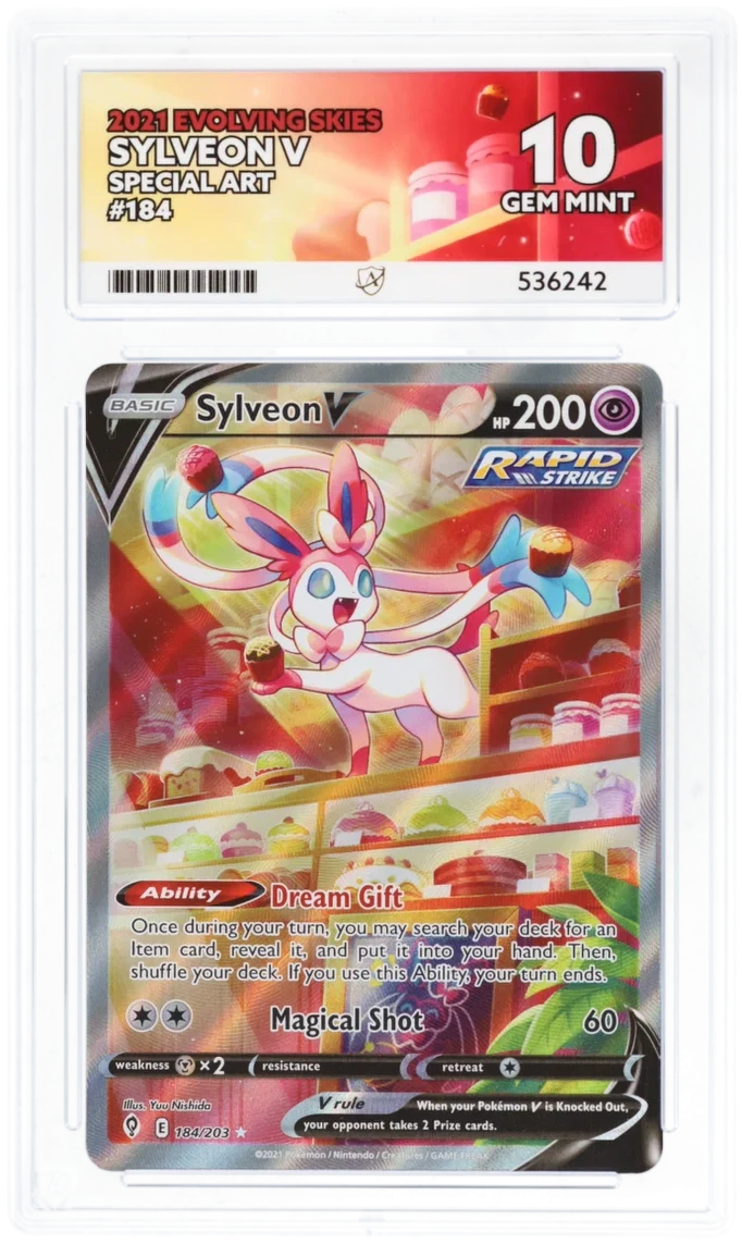 Sylveon V 184 - Ace 10 - Evolving Skies