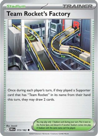 Team Rocket's Factory 173 - SV10 Destined Rivals Reverse Holofoil