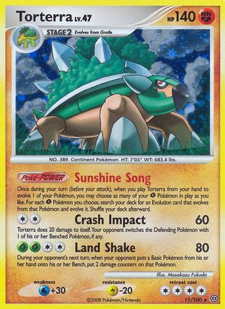 Torterra LV.47 11/100 - Stormfront Holofoil