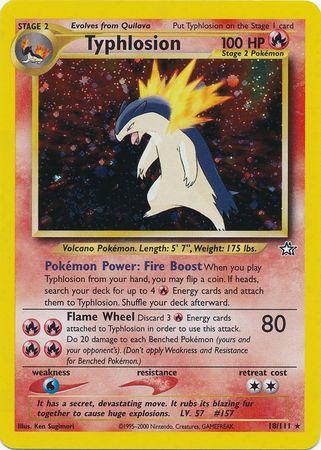 Typhlosion 18/111 - Neo Genesis Unlimited Holofoil