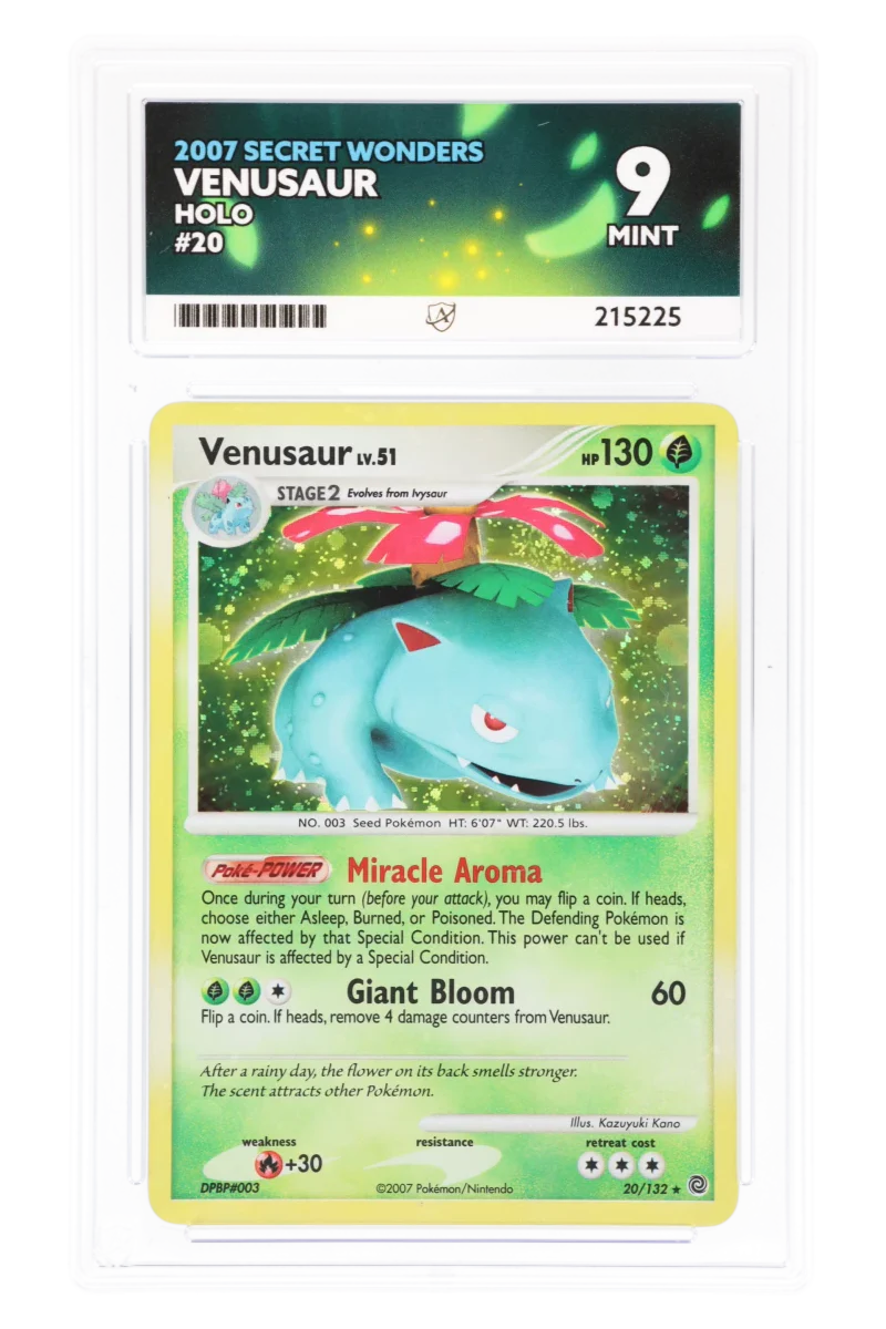 Venusaur 20/132 - ACE 9 - Secret Wonders - 2007 - Holo