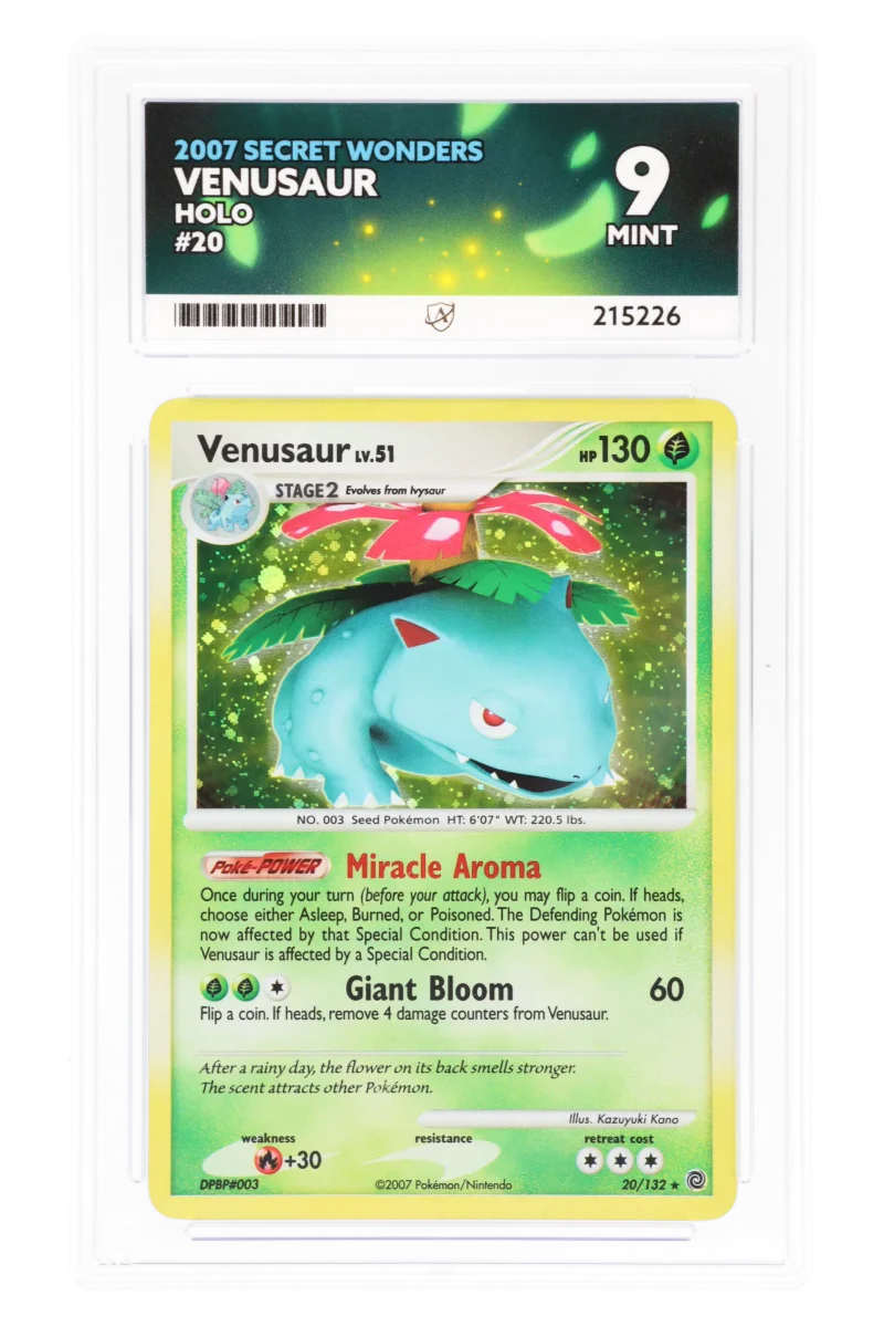 Venusaur 20/132 - ACE 9 - Secret Wonders - 2007 - Holo