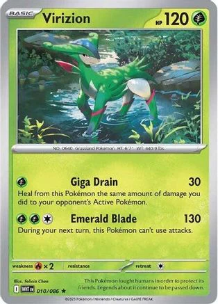Virizion 10 - SV White Flare Reverse Holofoil