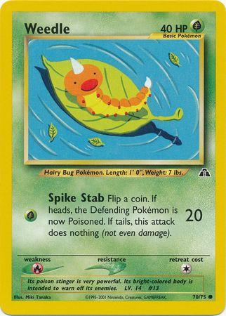 Weedle 70/75 - Neo Discovery Unlimited