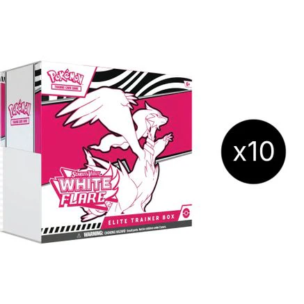 White Flare Elite Trainer Box Case