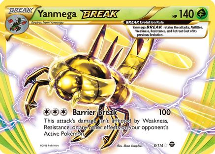 Yanmega BREAK 8/114 - Steam Siege Holofoil - Image 143