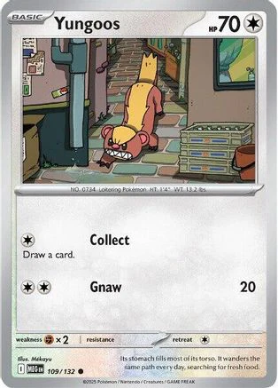 Yungoos 109 - ME01 Mega Evolution Reverse Holofoil