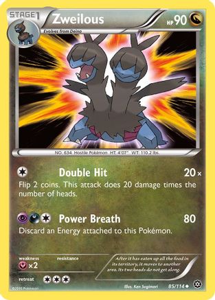 Zweilous 85/114 - XY Steam Siege