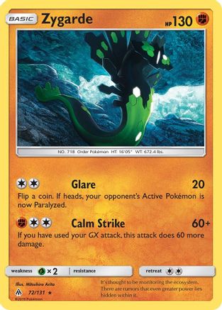 Zygarde (72) 72/131 - SM Forbidden Light Reverse Holofoil